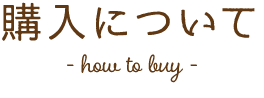 購入について